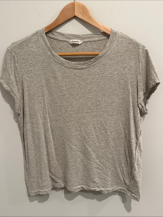 Splendid Tops - Splendid Heather Gray Short Sleeve Crewneck Tee